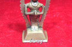 Brass Statue Figure 1900s Old Vintage Antique Home Decor Collectible