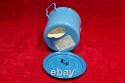 Enamel Storage Pot Old Vintage Antique Kitchenware Home Decor BB-77