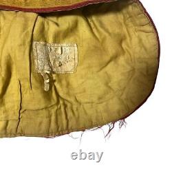 England Antique Stage Costume Embroidery Jacket Old Clothes Vintage Eur Ragged