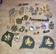 Estate Lot Mixed Old Vintage & Antique Military Pins And Badges 35 Pieces As Is