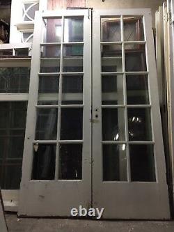 French Doors Old antique vintage 79 X 24 10 Light