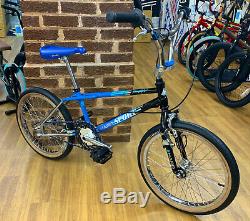 Haro 1988 Vintage Sport Custom Build Old School BMX Bike Blue/Black/Chrome
