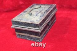 Iron Case Box Old Vintage Antique Home Decor Decorative Collectible