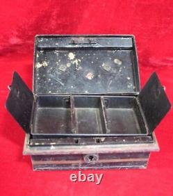 Iron Case Box Old Vintage Antique Home Decor Decorative Collectible