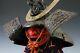 Japanese Old Vintage Black Samurai Helmet -genji Dragon Kabuto