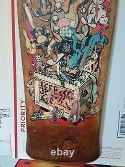 Jeff Grosso Santa Cruz Vintage Skateboard RIP OG Toy Box 1987 USA Very Rare Old