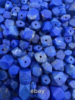 Lapiz Lazuli Old Vintage Antique Beads Lot, lapiz Stone Beads Lot, 200 Beads