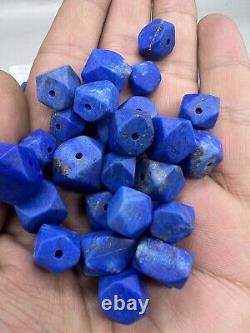 Lapiz Lazuli Old Vintage Antique Beads Lot, lapiz Stone Beads Lot, 200 Beads