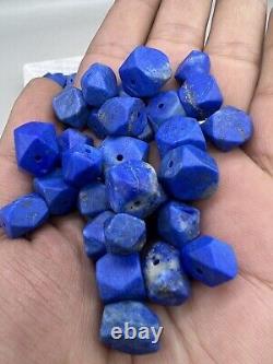 Lapiz Lazuli Old Vintage Antique Beads Lot, lapiz Stone Beads Lot, 200 Beads