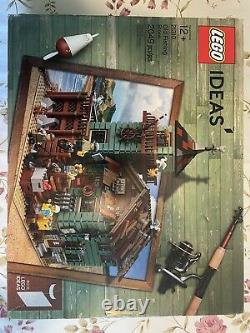 Lego IDEAS Old Fishing Store 21310. New in a sealed box. Box has wear. Retired