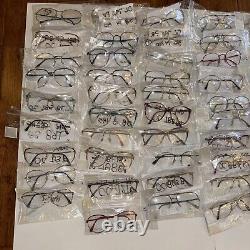 Lot 100 Vintage 80's & 70's Eyeglasses New Old Stock Oleg Cassini Resale $4500