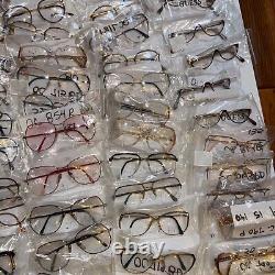 Lot 100 Vintage 80's & 70's Eyeglasses New Old Stock Oleg Cassini Resale $4500