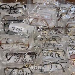 Lot 100 Vintage 80's & 70's Eyeglasses New Old Stock Oleg Cassini Resale $4500