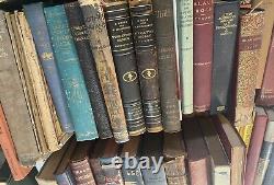 Lot of 100 Vintage Old Rare Antique Hardcover Books Mixed Color Random