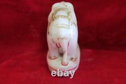 Marble Elephant Figure Old Vintage Antique Rare Home Decor Collectible PH-65