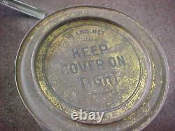 OLD VINTAGE Antique HARVARD Jumbo Peanuts Tin Metal Can Advertising 1930s 1940s