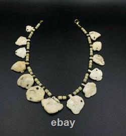 Old Antique Indo Tibetan Sea Shell Traditional Cultural Vintage Jewelry Beads
