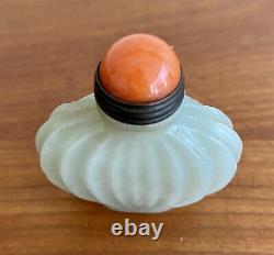 Old Chinese White Jade Snuff Bottle