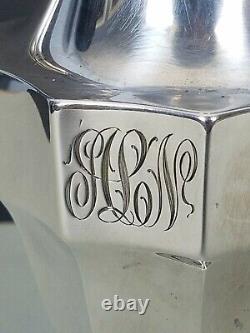 Old Dominick & Haff Tea Coffee Pot Sterling Silver 1518 Reed Barton Vintage