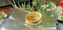 Old European Cut Diamond Gypsy Ring Estate Bezel Antique Videos Mens Unisex