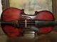 Old French Violin Labeled Jean Baptiste Vuillaume 366mm Vintage Antique