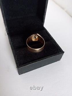 Old Mine Brilliant 3.02 Carat Antique Diamond Men's-Unisex Victorian Ring