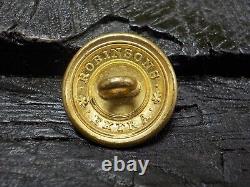 Old Rare Vintage Antique Civil War Relic Eagle Artillery Coat Button Loaded Gold