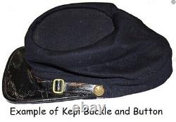 Old Rare Vintage Antique Civil War Relic Kepi Buckle & Button Appomattox, VA