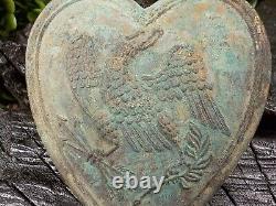 Old Rare Vintage Antique Civil War Reproduction Eagle Martingale with Free Case