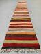 Old Turkish Narrow Kilim Runner 340x50 Cm Shabby Chic, Vintage Kelim