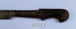 Old Vintage Antique 19th Century Serbian Dagger Knife with Horn Handle Serbia