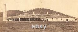 Old Vintage Antique Cabinet Card Photo Sugar House Mill Habana Architecture