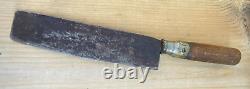 Old Vintage Antique Chinese Butcher Chopping Cooking Kitchen Sushi Chef Knife