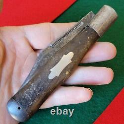 Old Vintage Antique Continental Large Coke Bottle Folding Hunter Pocket Knife