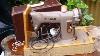 Old Vintage Antique Electric Singer Sewing Machine Model 185k 1956 See Video