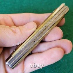 Old Vintage Antique German Large Stag Stockman Folding Pocket Knife