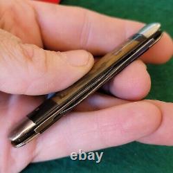 Old Vintage Antique Golden Rule Risque Ladies Equal End Pen Picture Pocket Knife