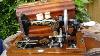 Old Vintage Antique Hand Crank Frister Rossmann Sewing Machine 1907 See Video