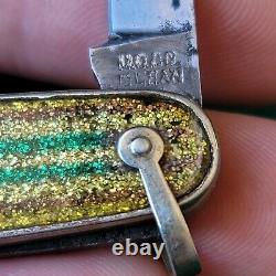 Old Vintage Antique Kabar Union Cut Co Fancy Celluloid Pen Pocket Knife