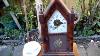 Old Vintage Antique Little American Alarm Strikes Mantle Mantel Clock Repair