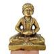 Old Vintage Antique Rare Hindu Saint / Monk / Priest Brass Fine Figure / Statue