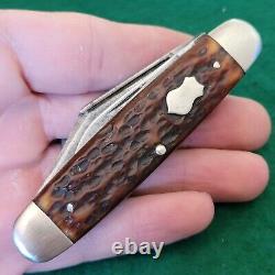 Old Vintage Antique Remington UMC R333 Bone Stag Cigar Jack Folding Pocket Knife