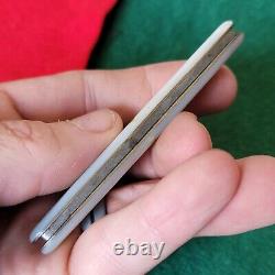 Old Vintage Antique Southington Large Equal End Pearl Pen Fob Pocket Knife