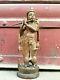 Old Vintage Hand Carved Wood Hindu God Krishna Rare Figure Statue Collectible