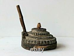 Old Vintage Handicraft MILL Flour Wooden Chakki Antique Collectible