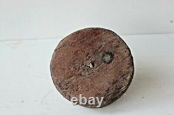 Old Vintage Handicraft MILL Flour Wooden Chakki Antique Collectible