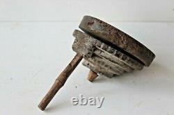 Old Vintage Handicraft MILL Flour Wooden Chakki Antique Collectible