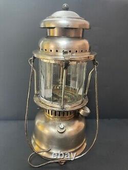 Old Vintage Primus No. 1020 Kerosene Pressure Lantern Lamp, Made In Sweden