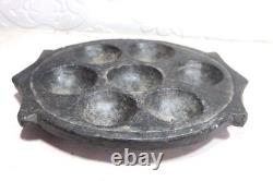 Old Vintage South Indian Tamil Stone Handmade IDLI Pot Antique Decor/gift Ps-87