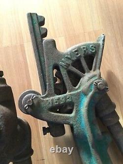 Old Vtg Antique Myers & Bro 1593 Cast Iron 1888 Hand Water Well Pump Cistern